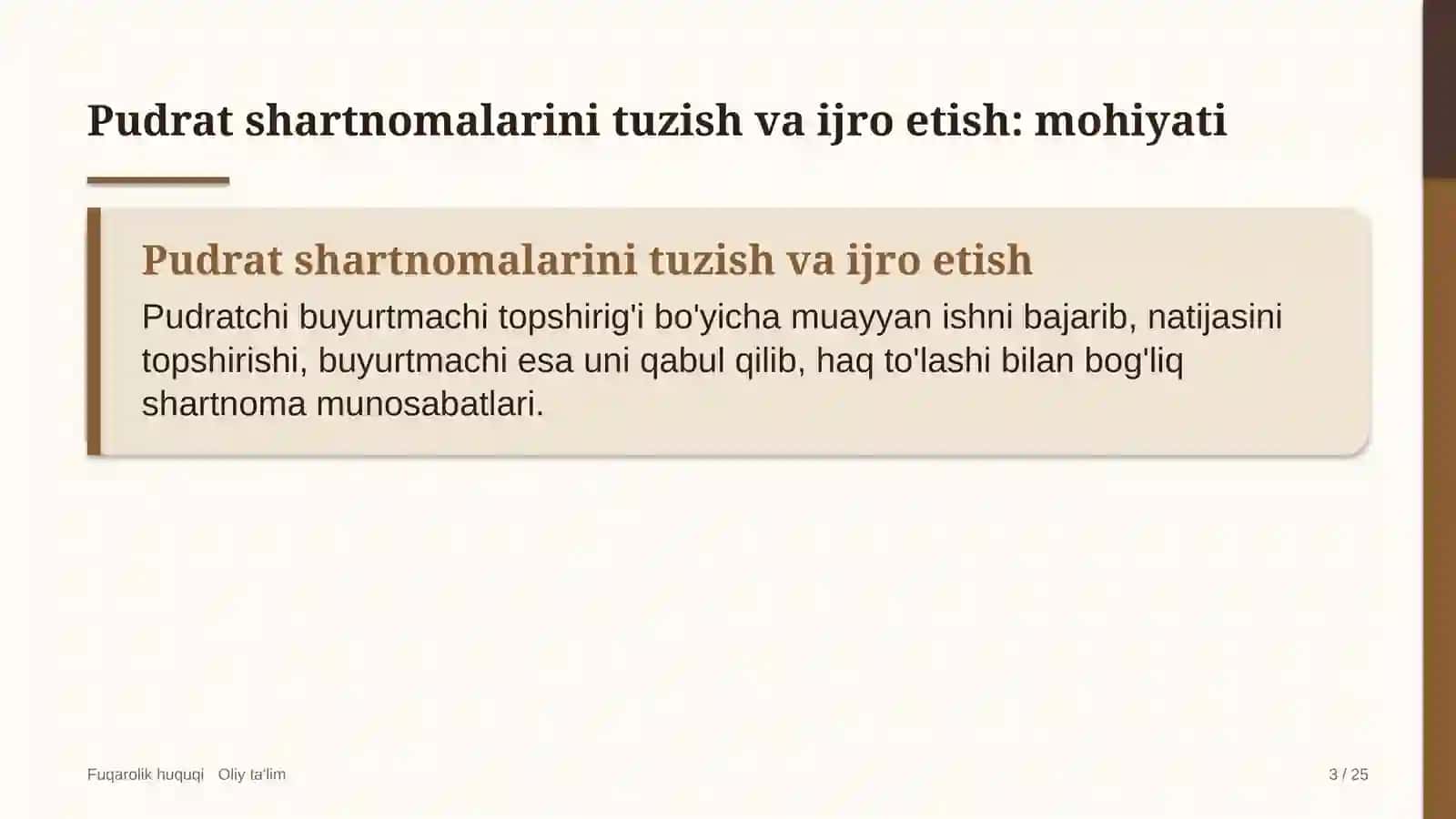 Kredit uyushmalarida pudrat shartnomalarini tuzish va ijro etish 3