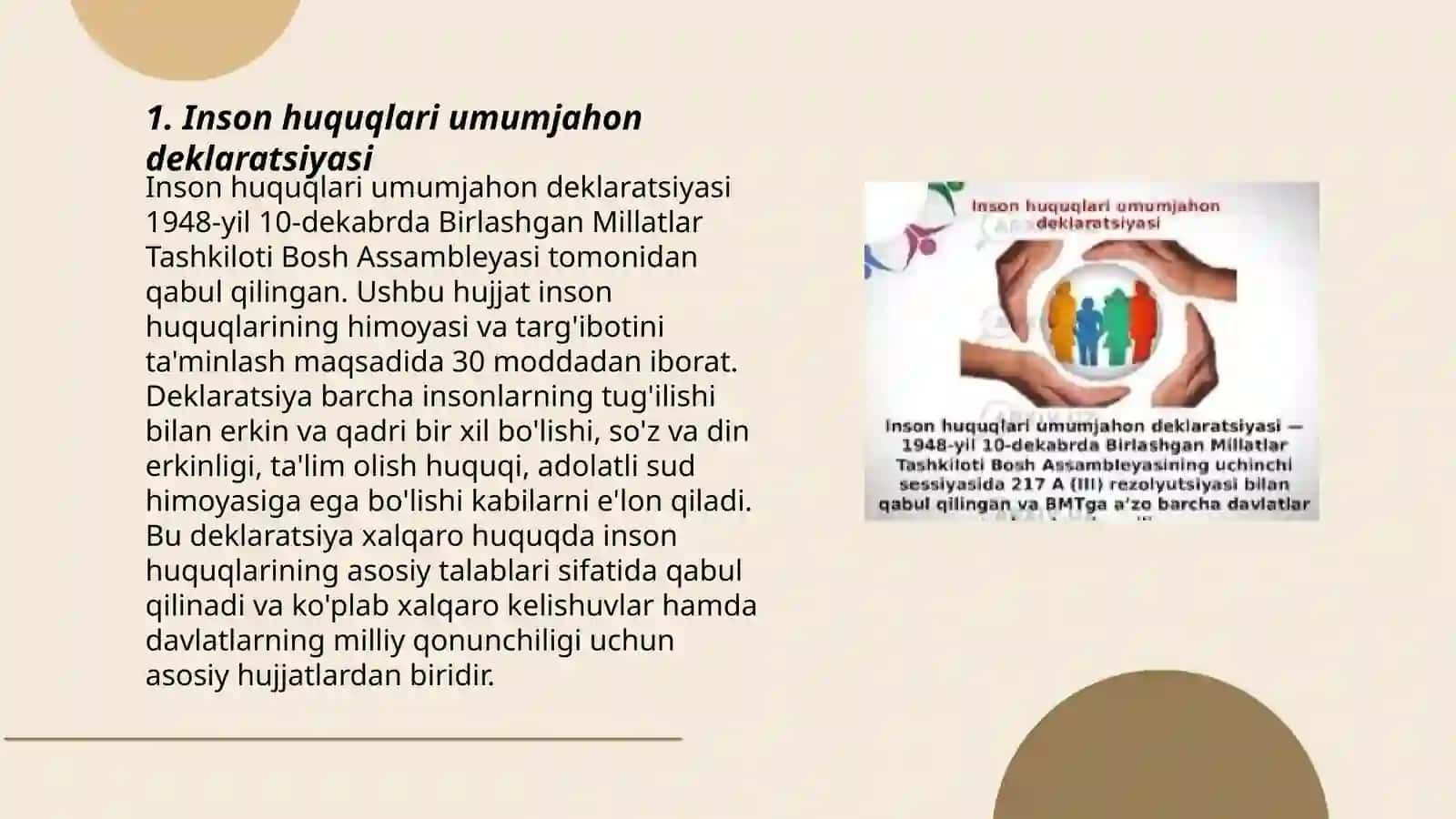 Inson huquqlari bôyicha xalqaro standartlar 3