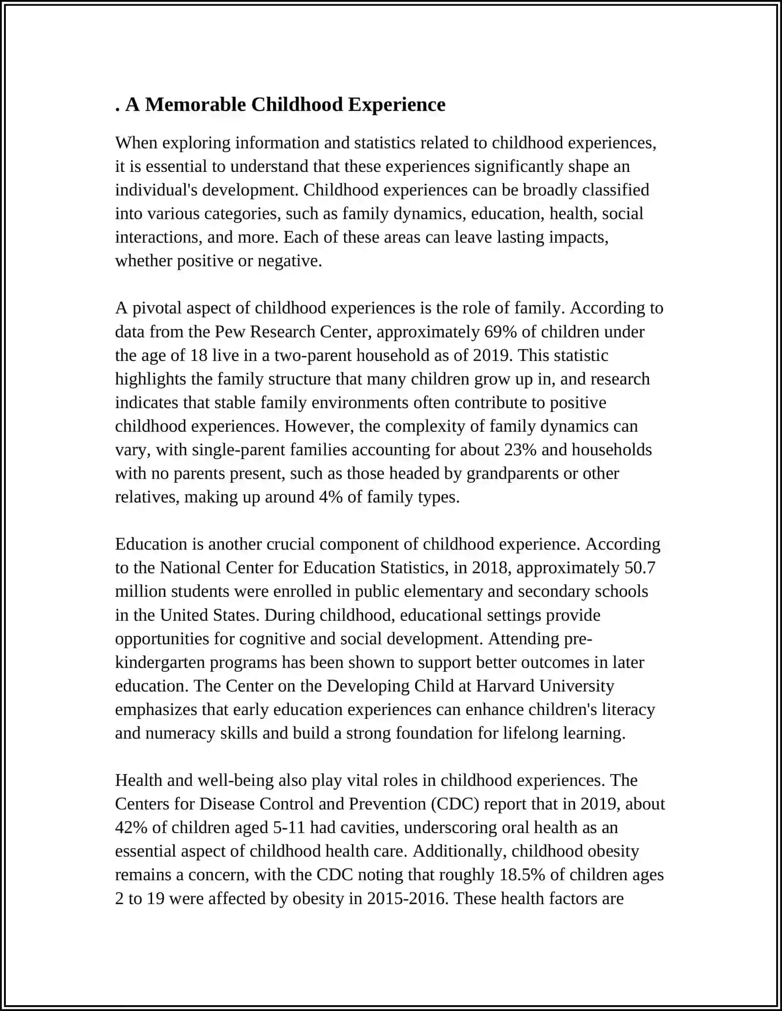 NARRATIVE PARAGRAPHS 3