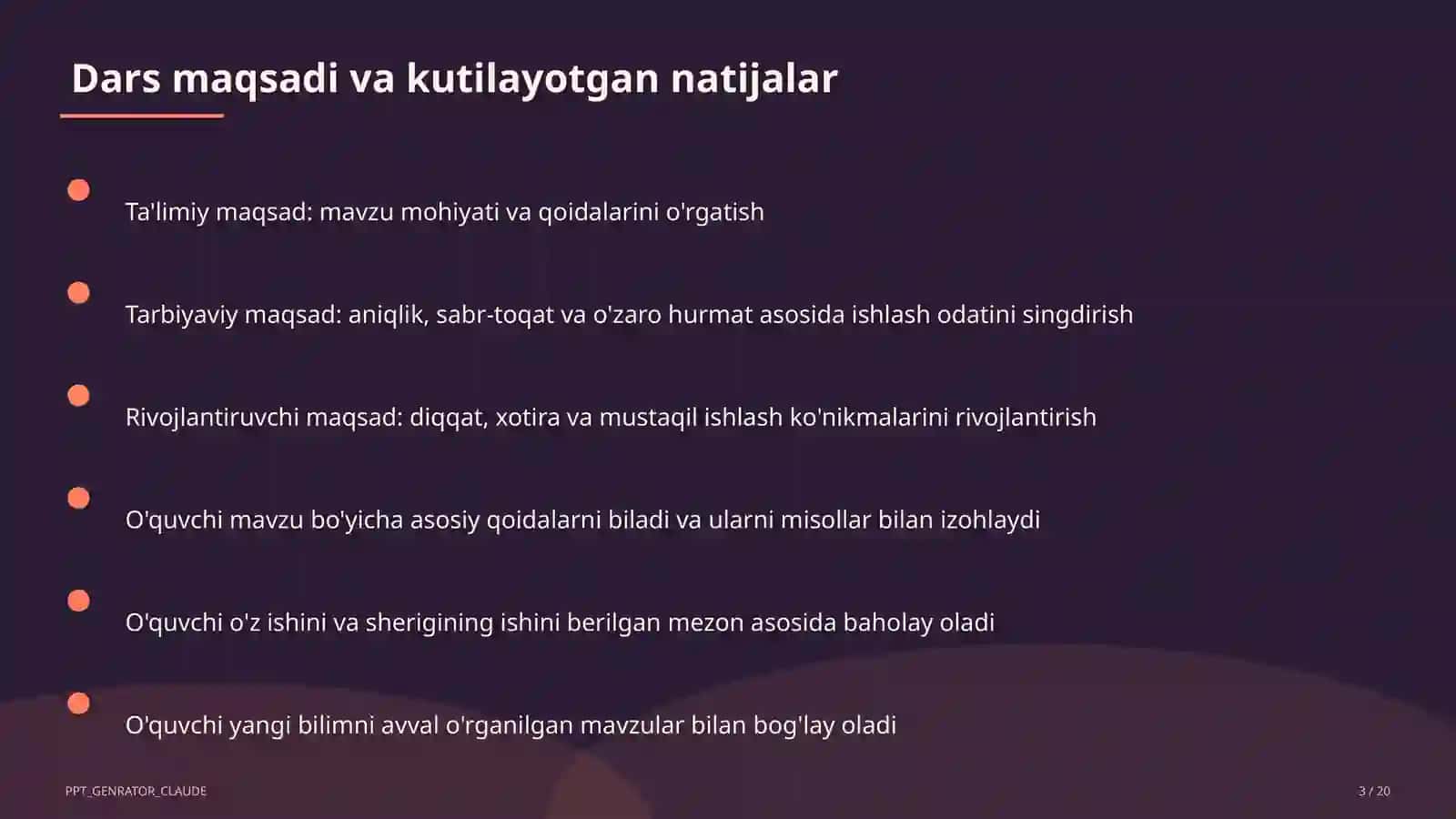 O'zbekiston aholisi va demografik jarayonlar (9-sinf) 3