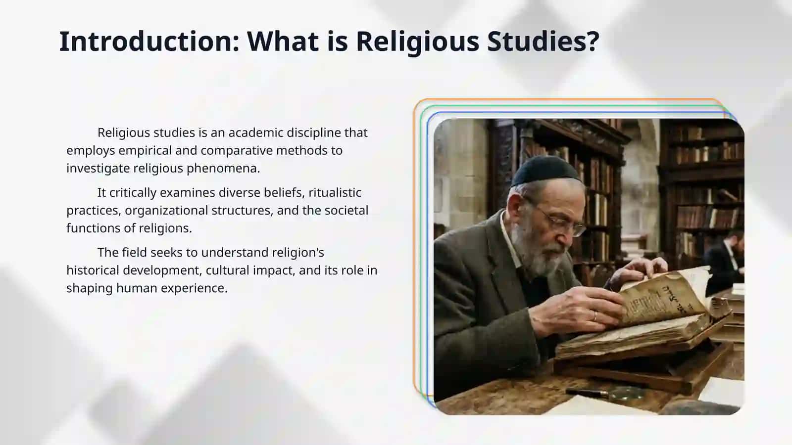 Religious studies 3