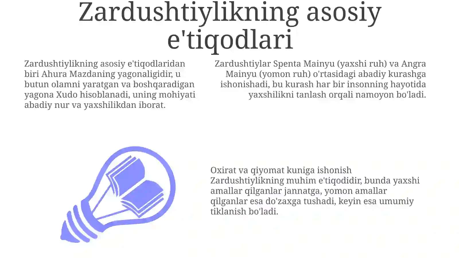 Zardushtiylikning teologik tizimi va diniy marosimlari 3