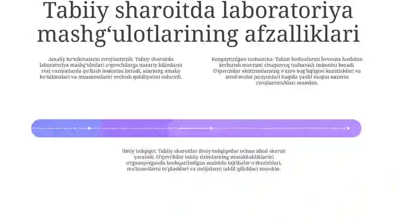Tabiy Sharoitda Labaratoriya Mashg'Uloti 3