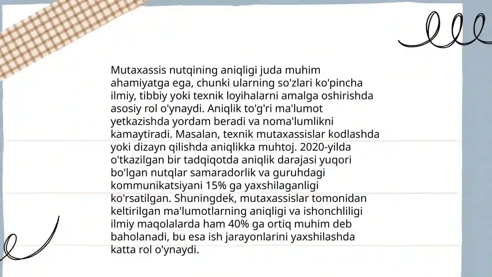 Mutaxassis nutqining kommunikativ sifatlari 3