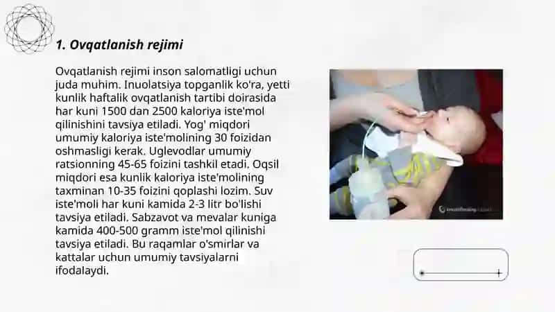 Bemorlarni ovqatlantirishda Fiziologik parvarishlar qilish 3