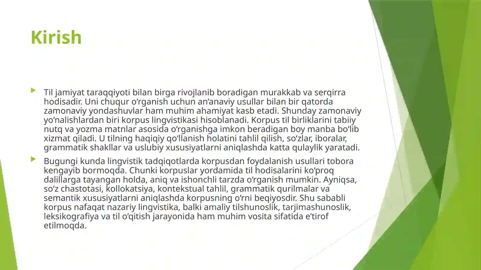 Lingvistik tadqiqotlarda korpusdan foydalanish usullari 3