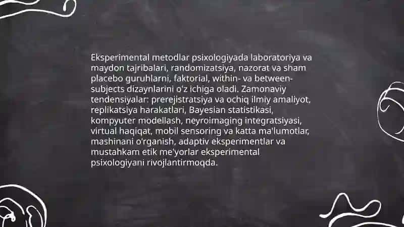 Hozirgi zamon psixologiyasining tadqiqot metodlari 3