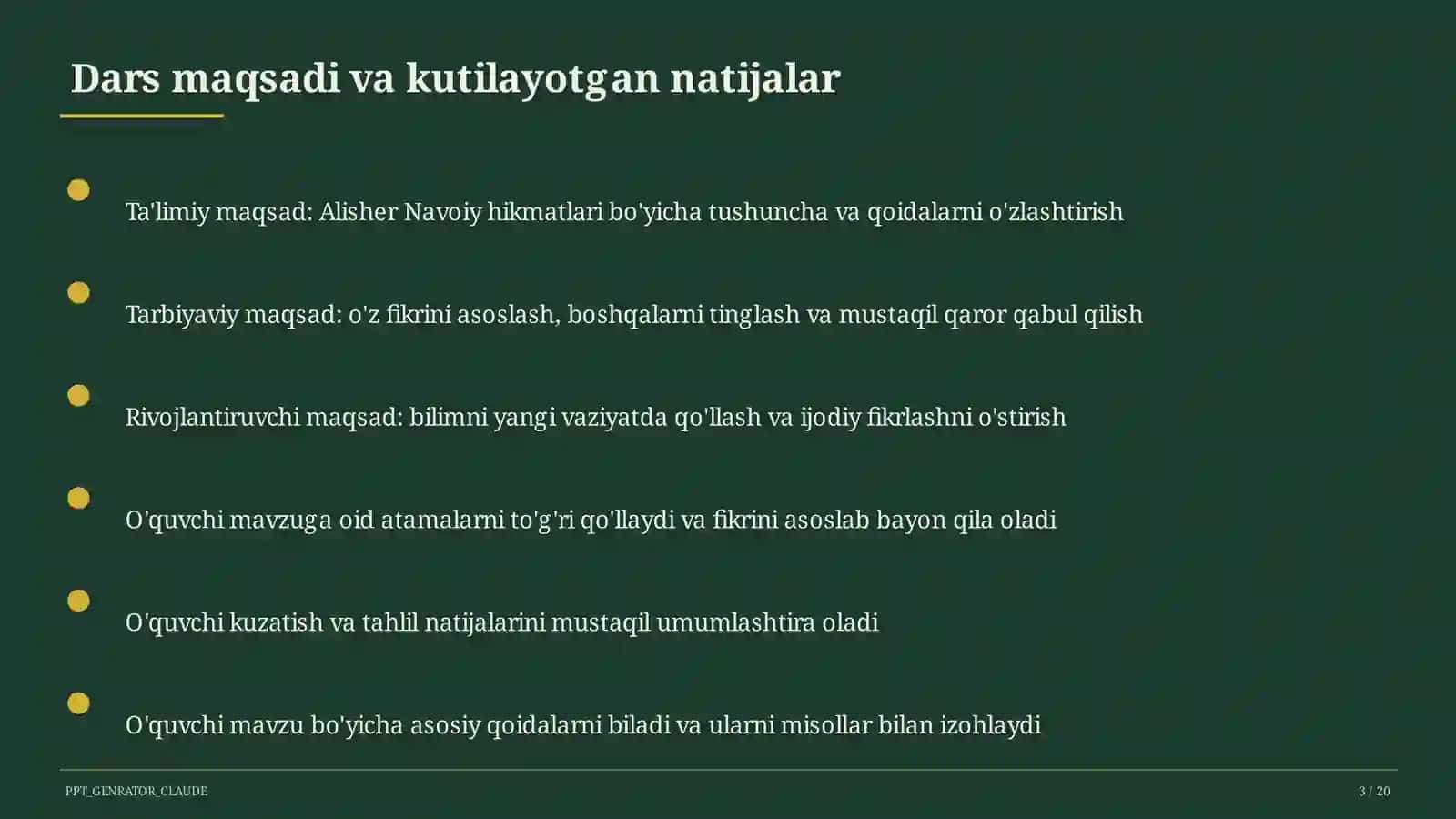 Alisher Navoiy hikmatlari (3-sinf) 3