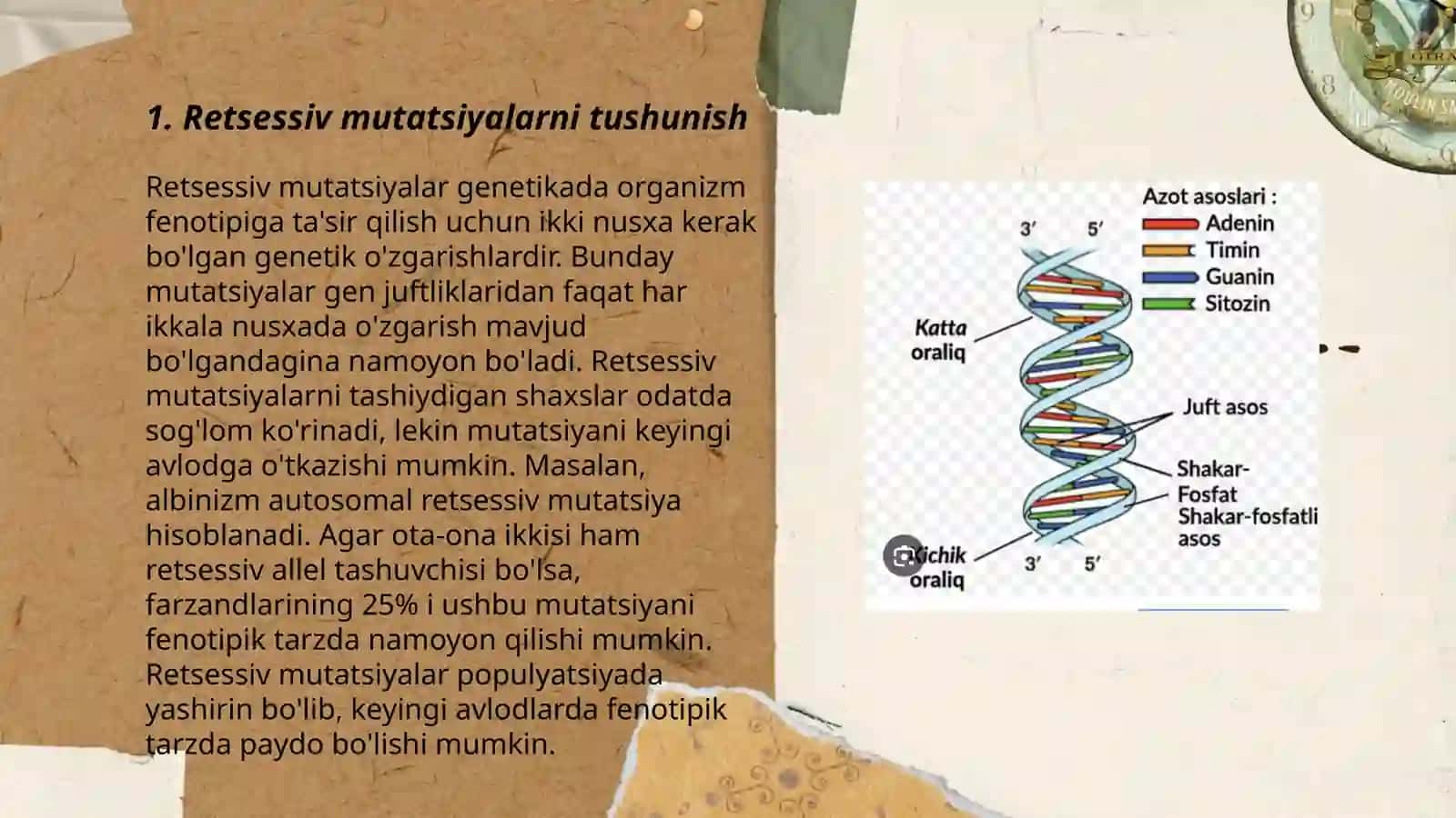 Retsessiv mutatsiyalarni aniqlash metodlari 3