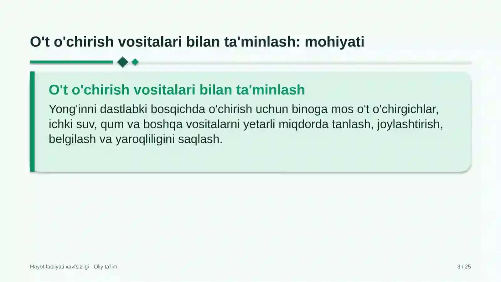 paxtachilikda o't o'chirish vositalari bilan ta'minlash 7150 3