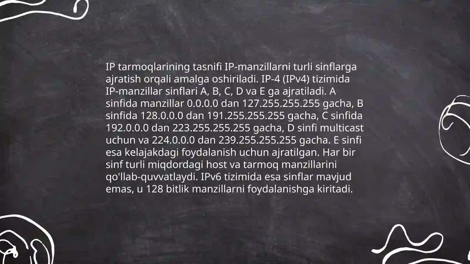 Ip tolalarini standarti 3