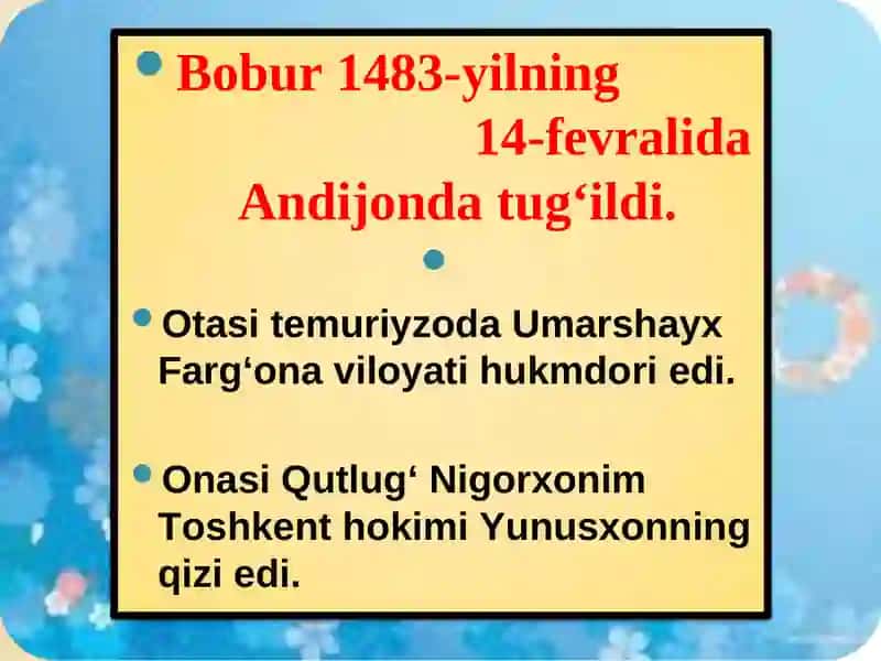 Bobur Haqiqati 3