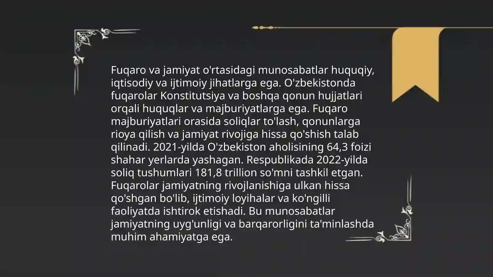 Fuqoarolik tarbiyasi.Mafkuraviy tarbiya 3