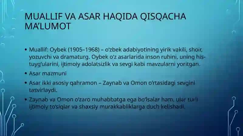 Zaynab va Omon 3