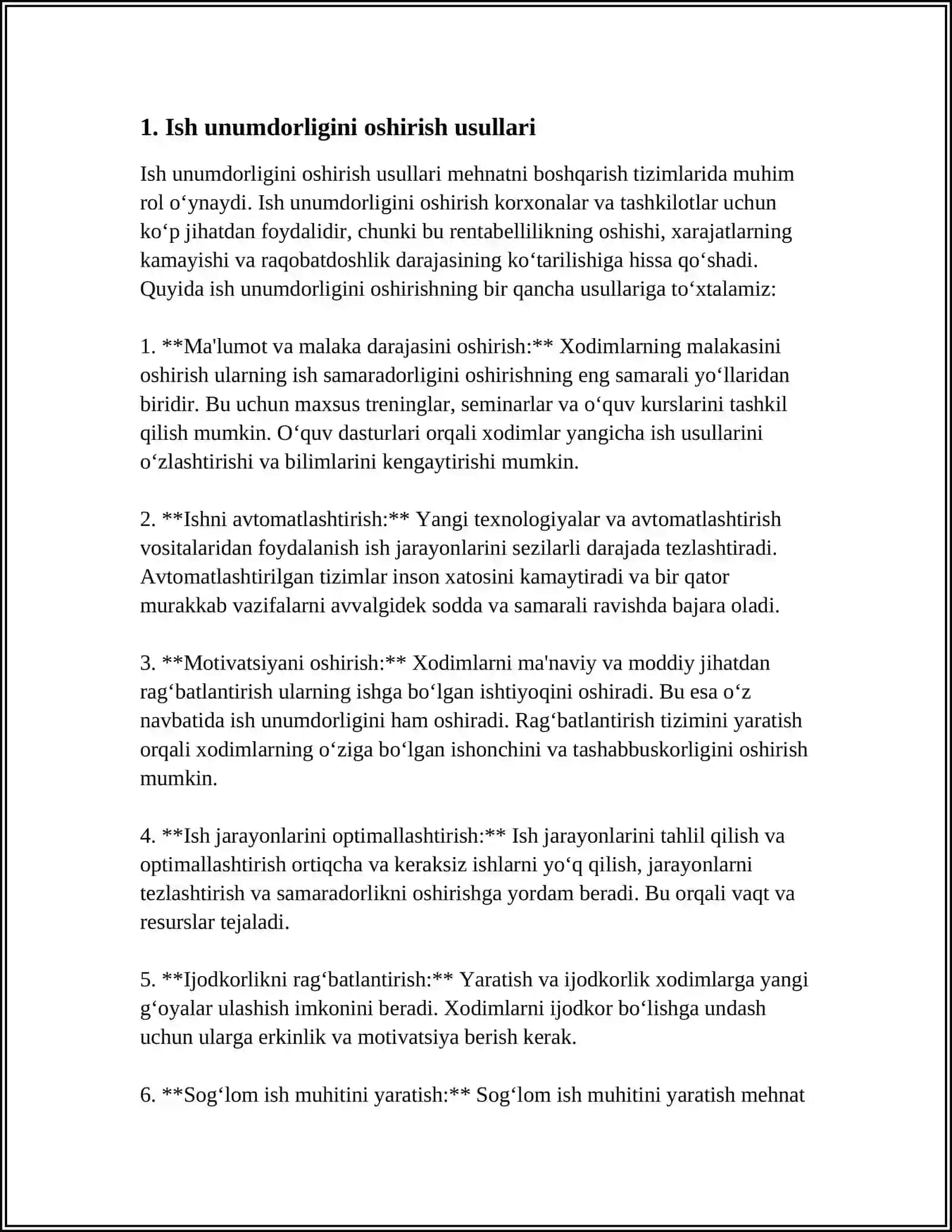 MEHNATNI BOSHQARISH USULLARI 3