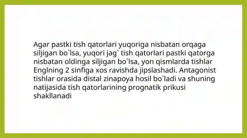 Prognatik prikus 3