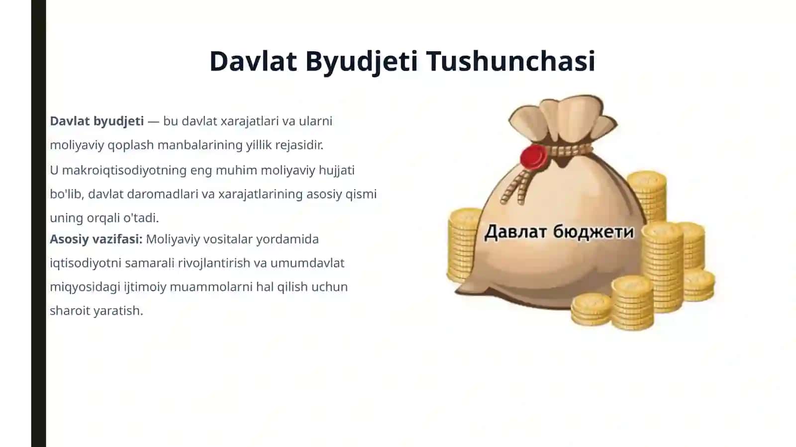 Makroiqtisodiy Siyosat va Moliya || Davlat Byudjeti,Soliq tizimi,Byudjet soliq siyosati, Bank tizimi va Pul-Kredit Siyosati 3