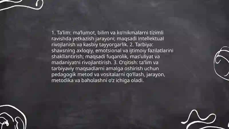 Pedagogik tadqiqotlarning asosiy kategoriya va tushunchalari 3