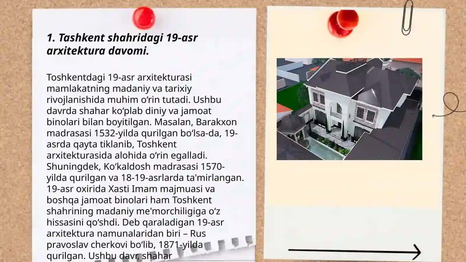 Oʻzbekistonning zamonaviy arxitektura tarixi 1800-1900 yillar arxitekturasi 3