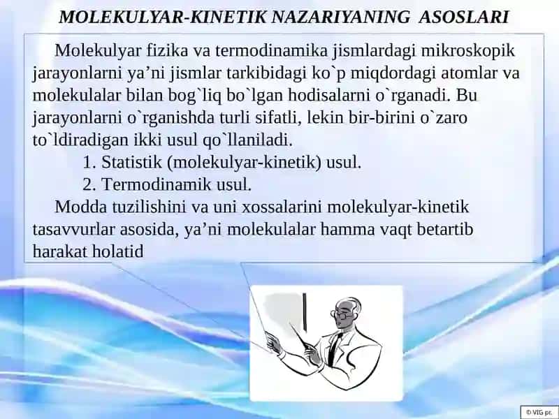 Molekulyar fizika 3
