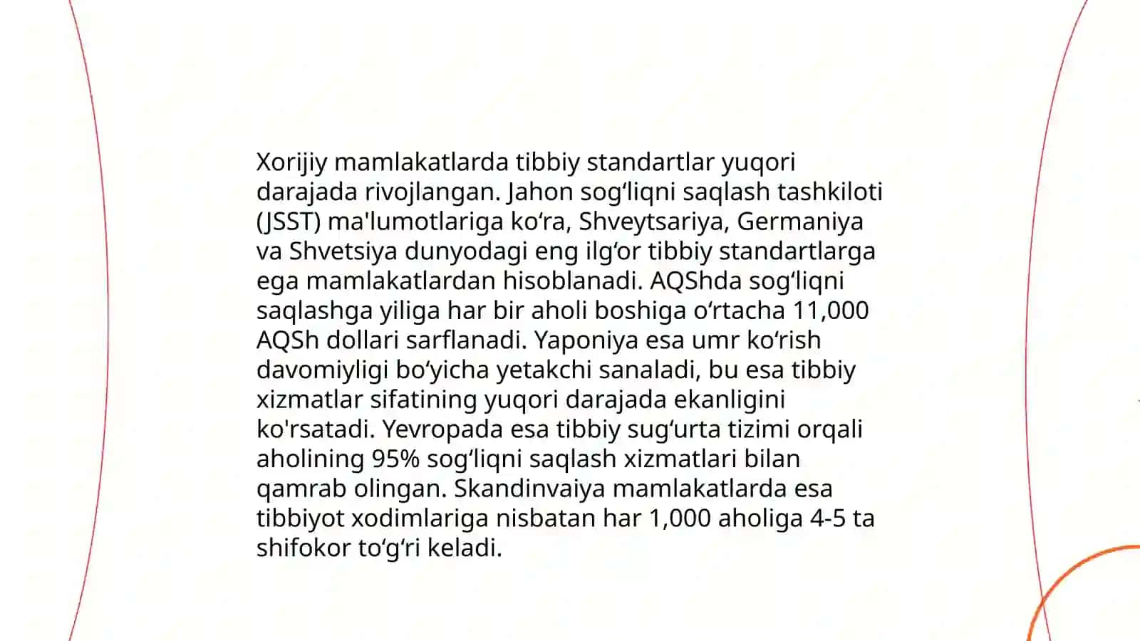Xorijiy mamlakatlarda tibbiy faoliyatni standartlashtirish 3