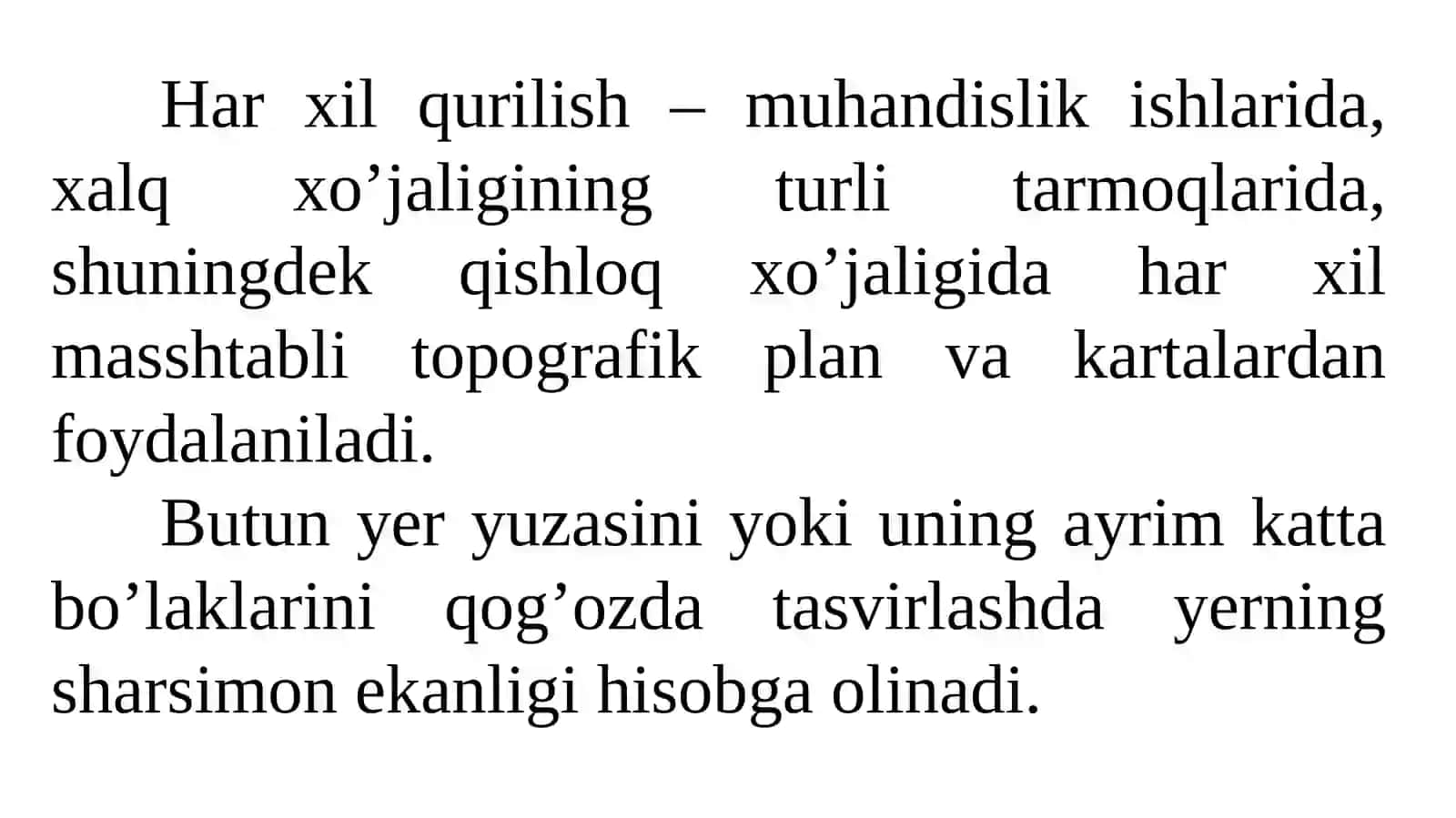 TOPOGRAFIK KARTA VA PLANLAR 3