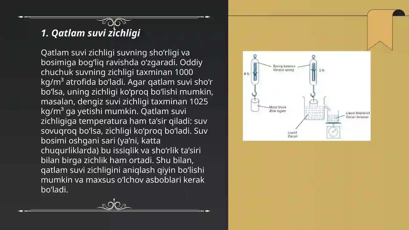 Qatlam suvining fizik xususiyatlari va kimyoviy tarkibi 3