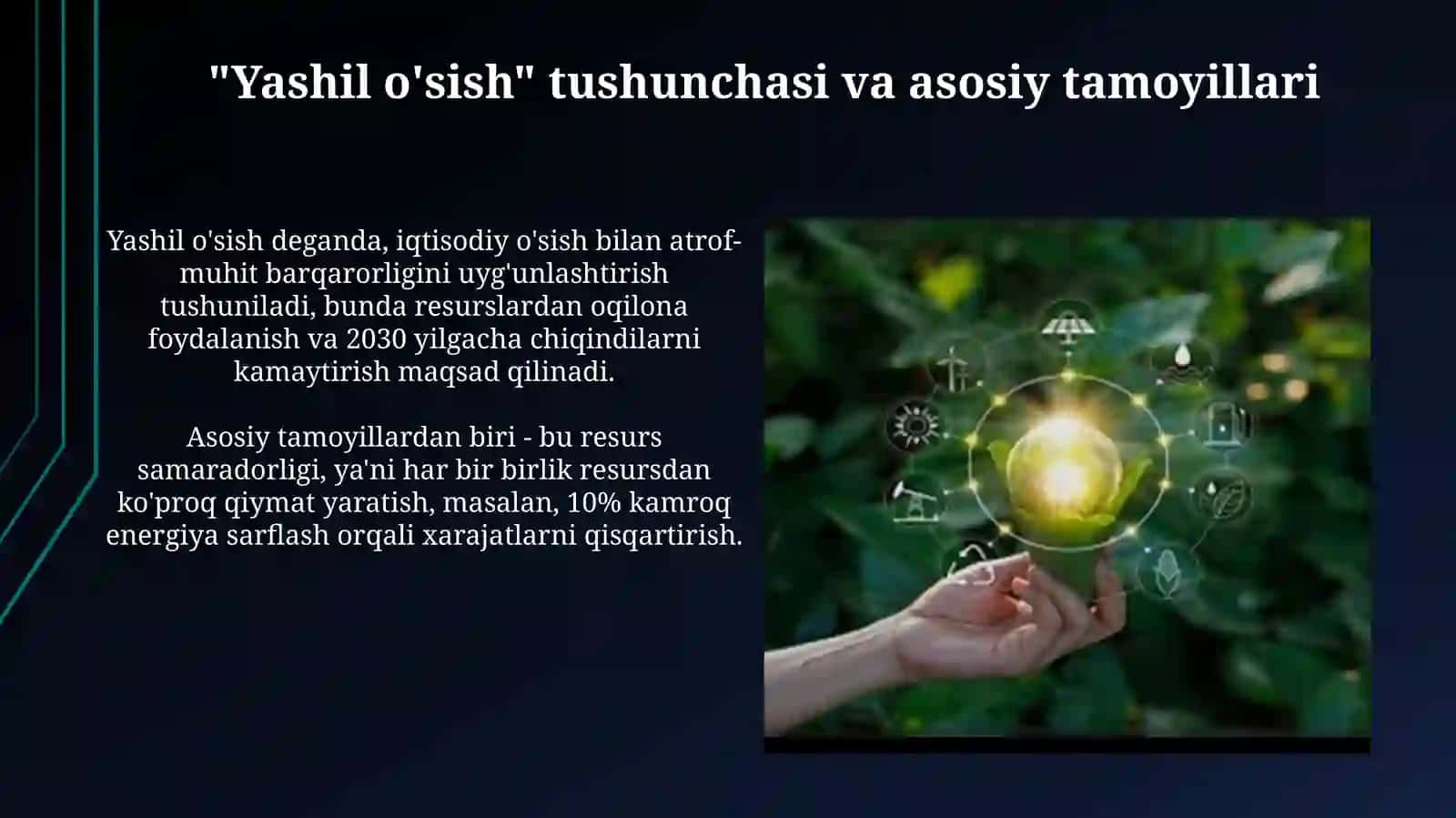 Yashil oʻsish 3