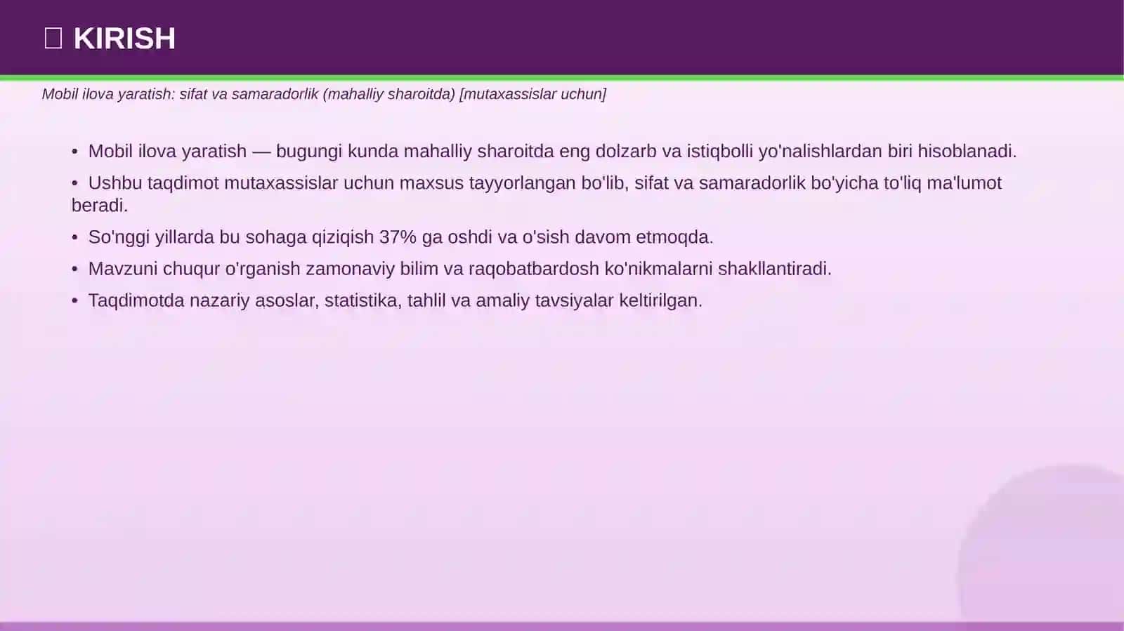 MOBIL ILOVA YARATISH 3