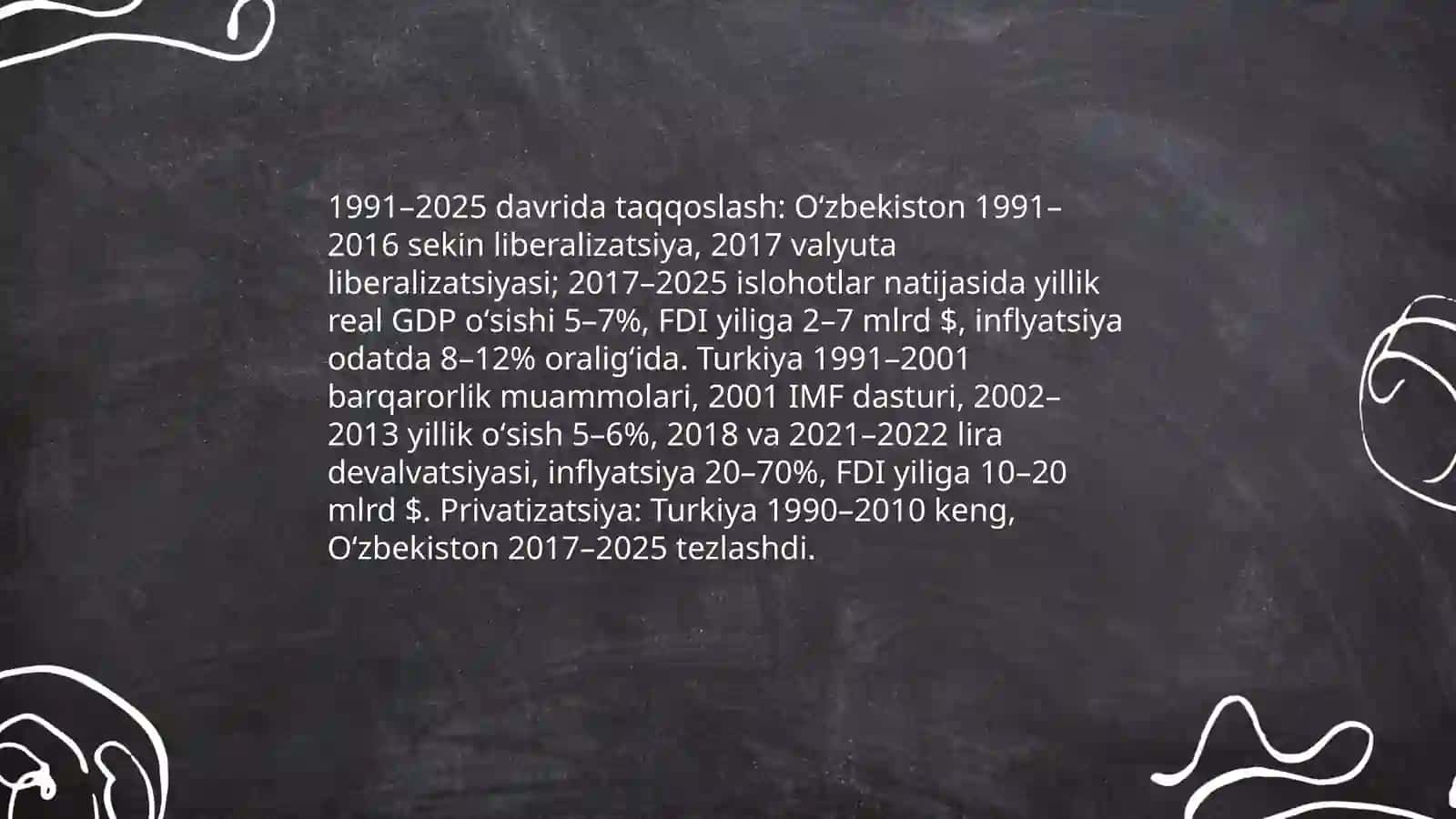 1991-2025 yillarda Oʻzbekistonda va Turkiyada iqtisodiyoti 3