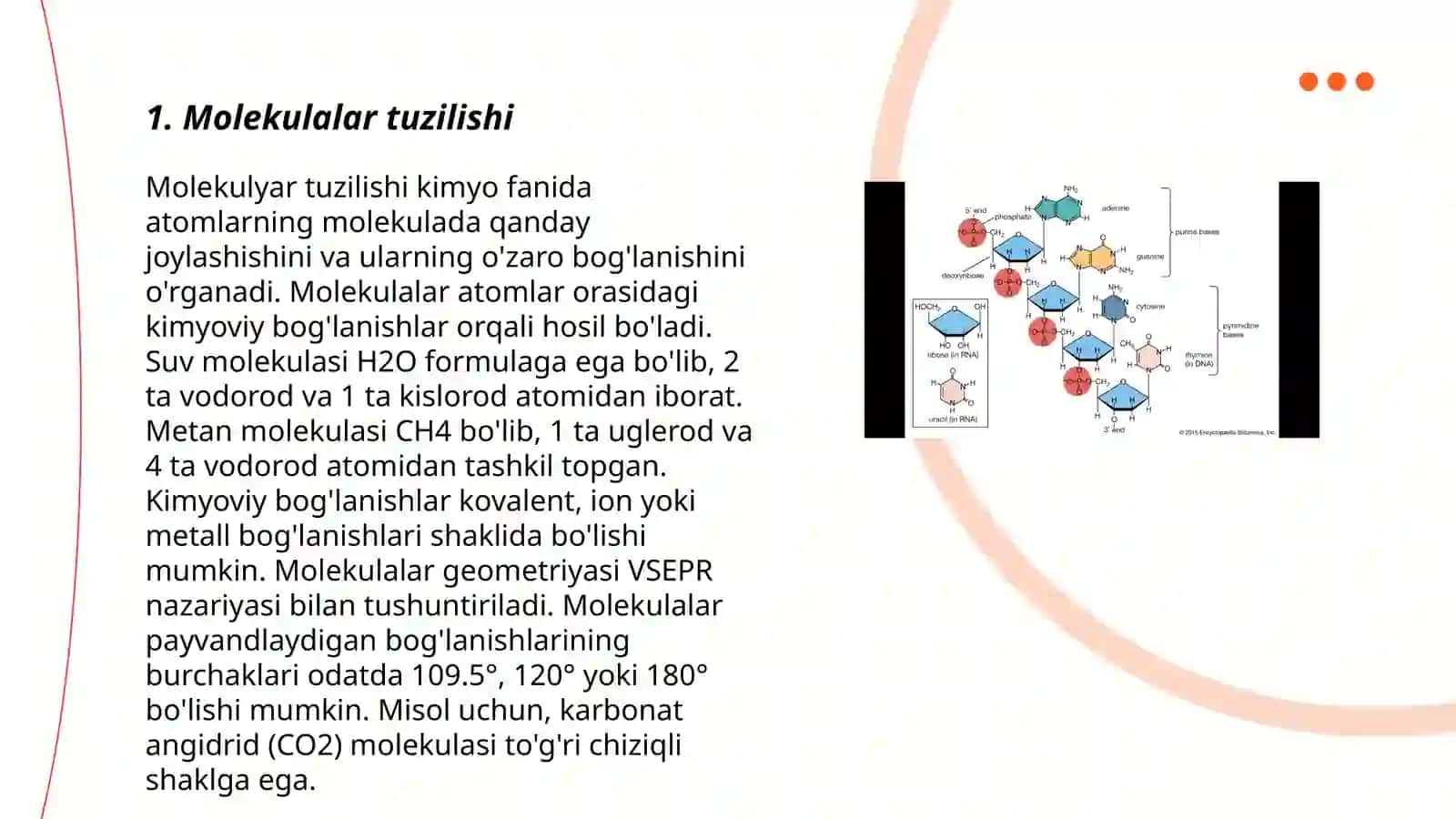 Hayotning molekulyar darajasi 3