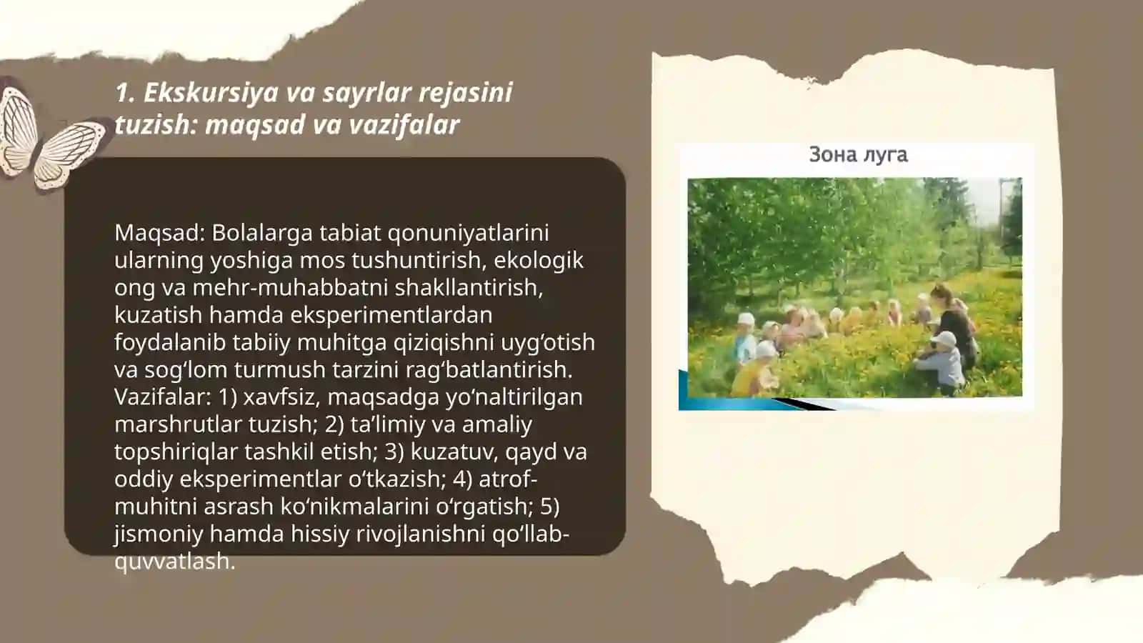 Bolalarni tabiat bilan tanishtirishda ekskursiya va sayrlarni tashkil etish 3