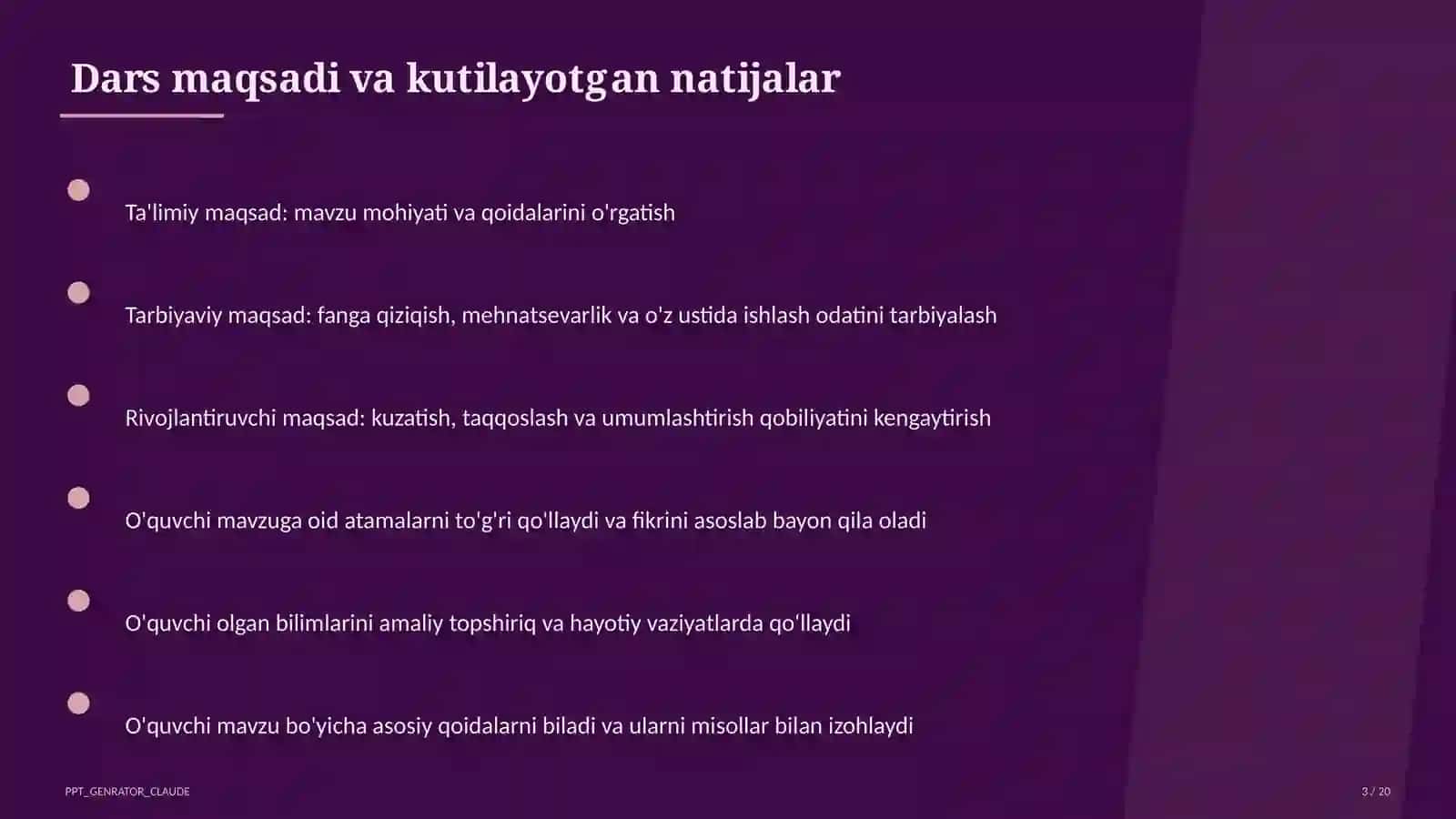 Bir o'zgaruvchili chiziqli tenglamalar (7-sinf) 3