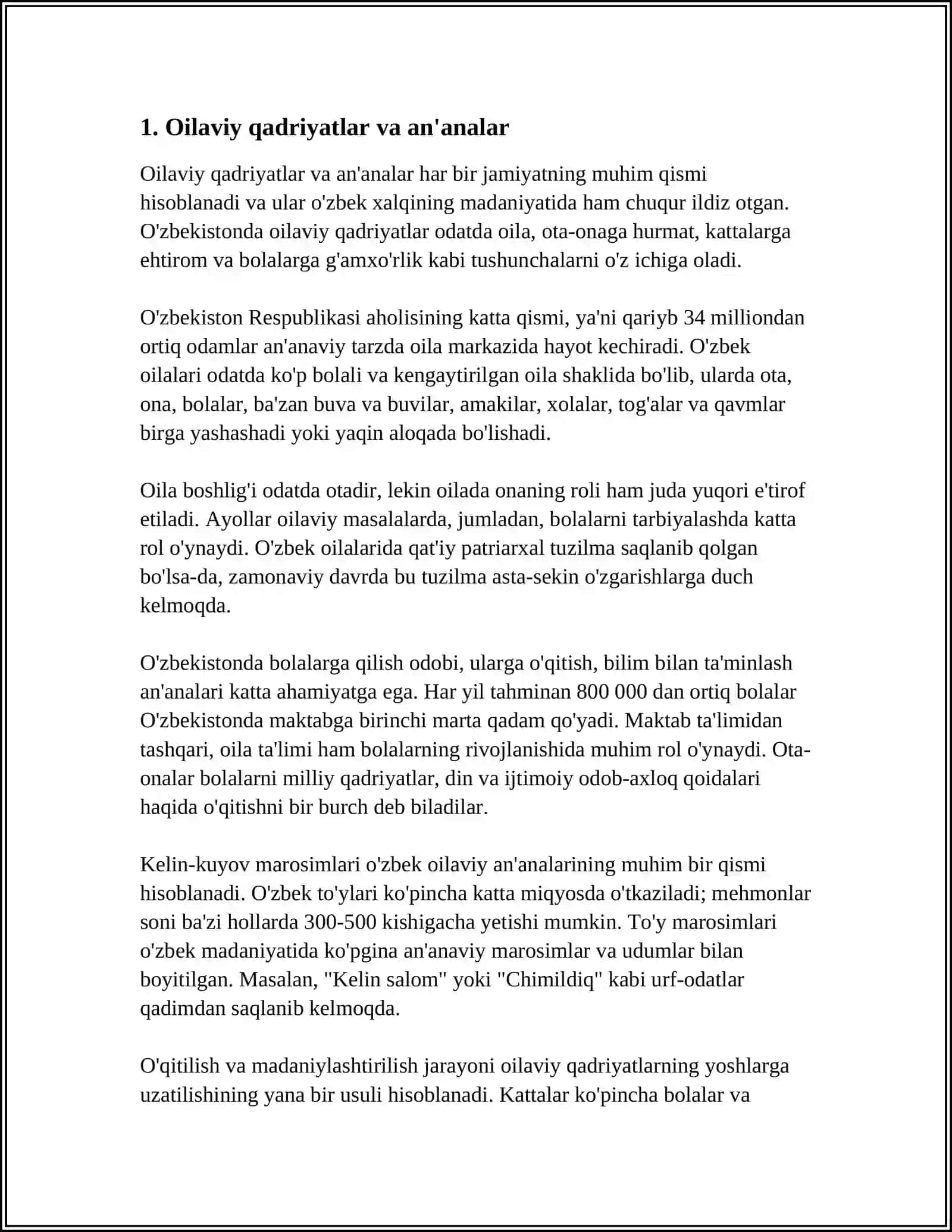 MENING OILAM – MENING BAXTIM 3