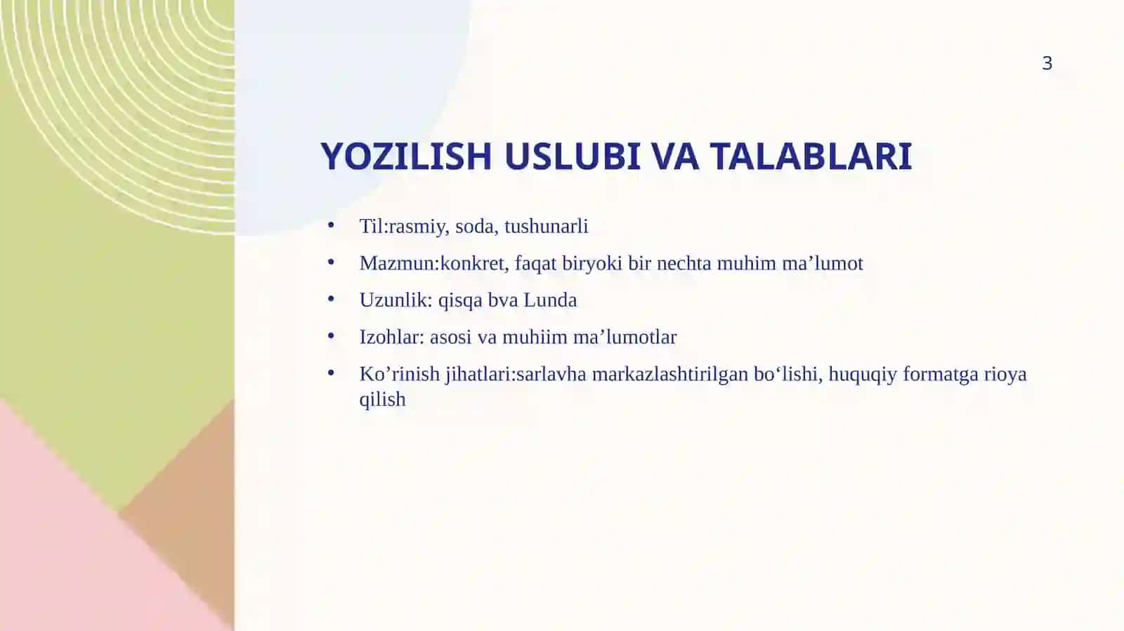 Bildirishnoma Yozilishi Tartibi 3