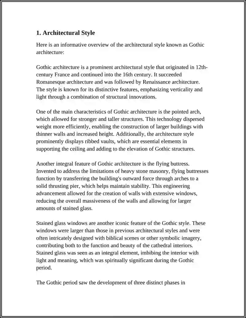 Gothic Architecture Overview 3