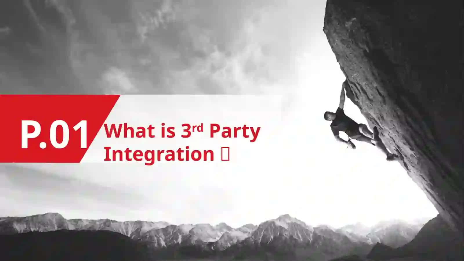 3rdParty Integration Overview 3