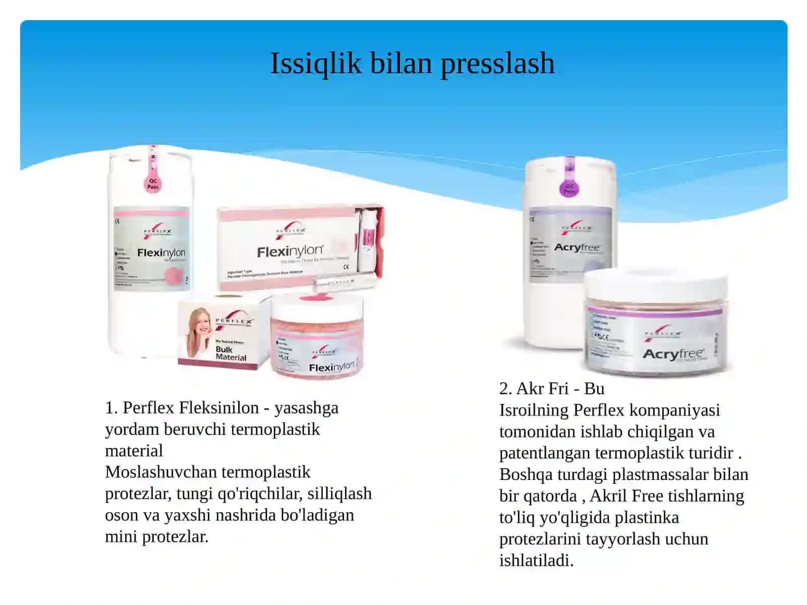 Qisman olinadigan termoplastik protezlar 3