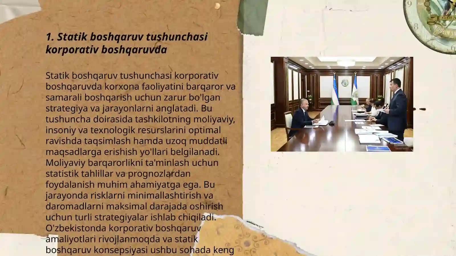 Korporativ boshqaruvda statik va dinamik boshqaruv aspektlari 3