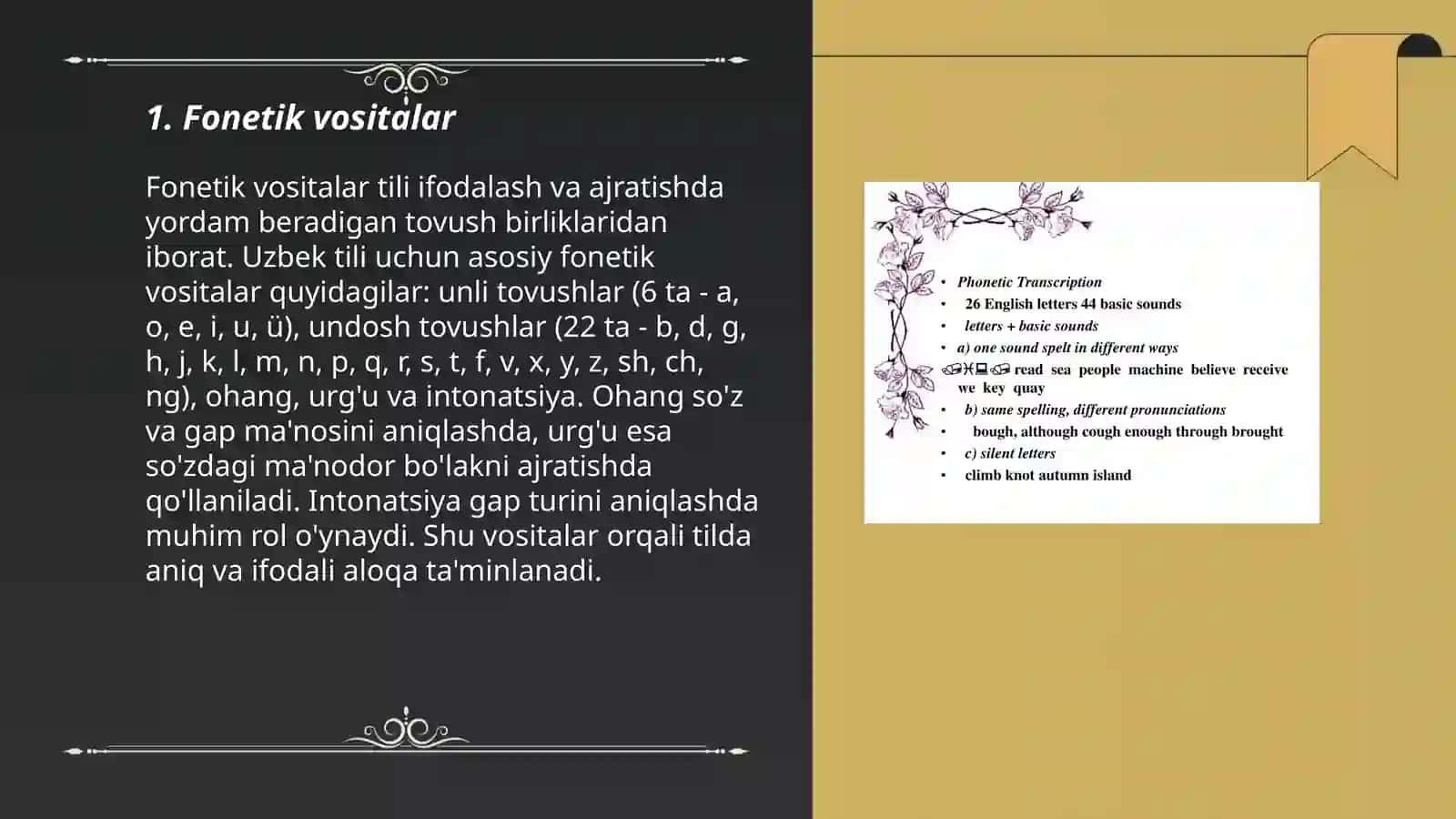 Fonetik hodisalar 3
