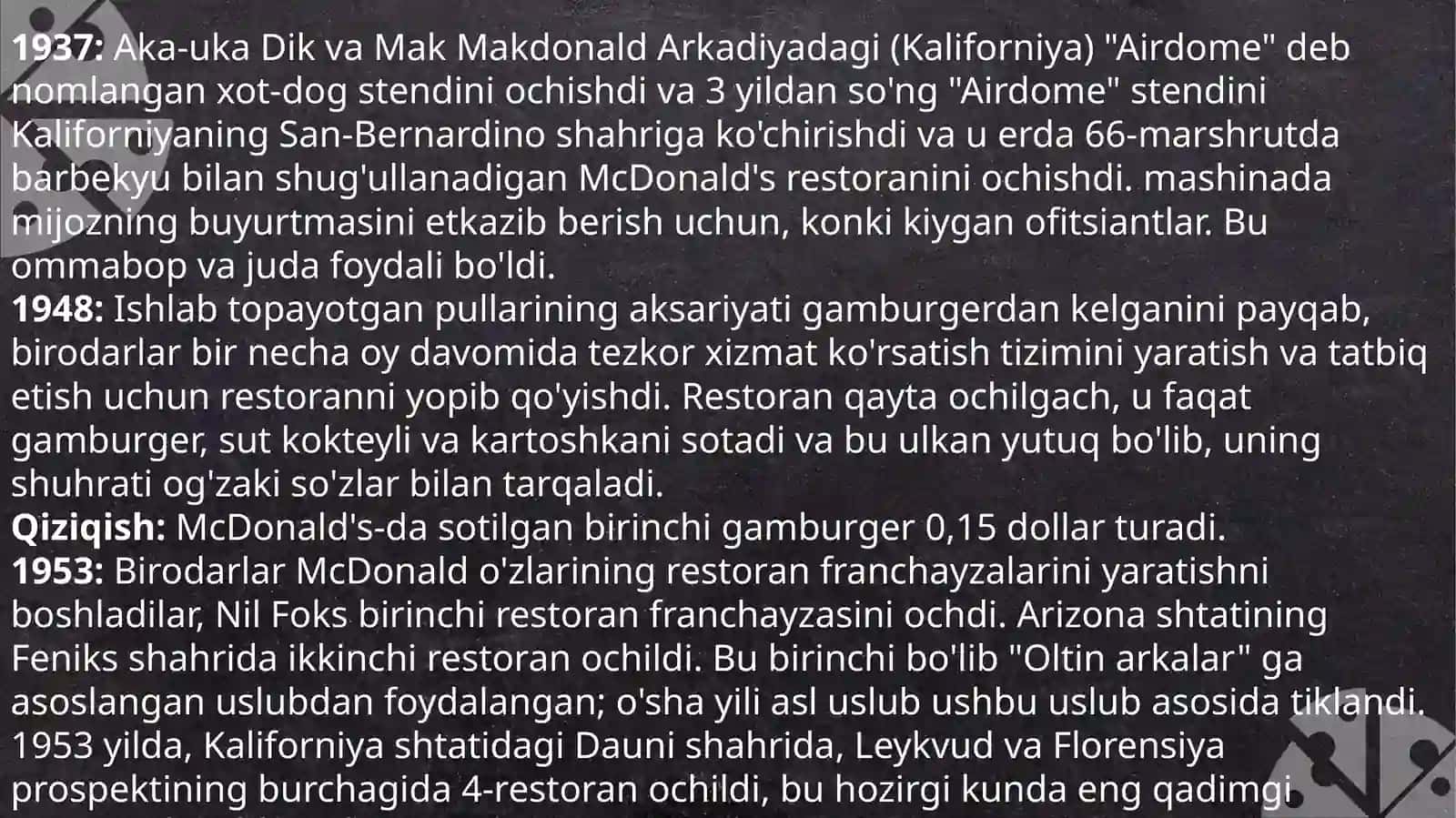 Mc Donald’s 3
