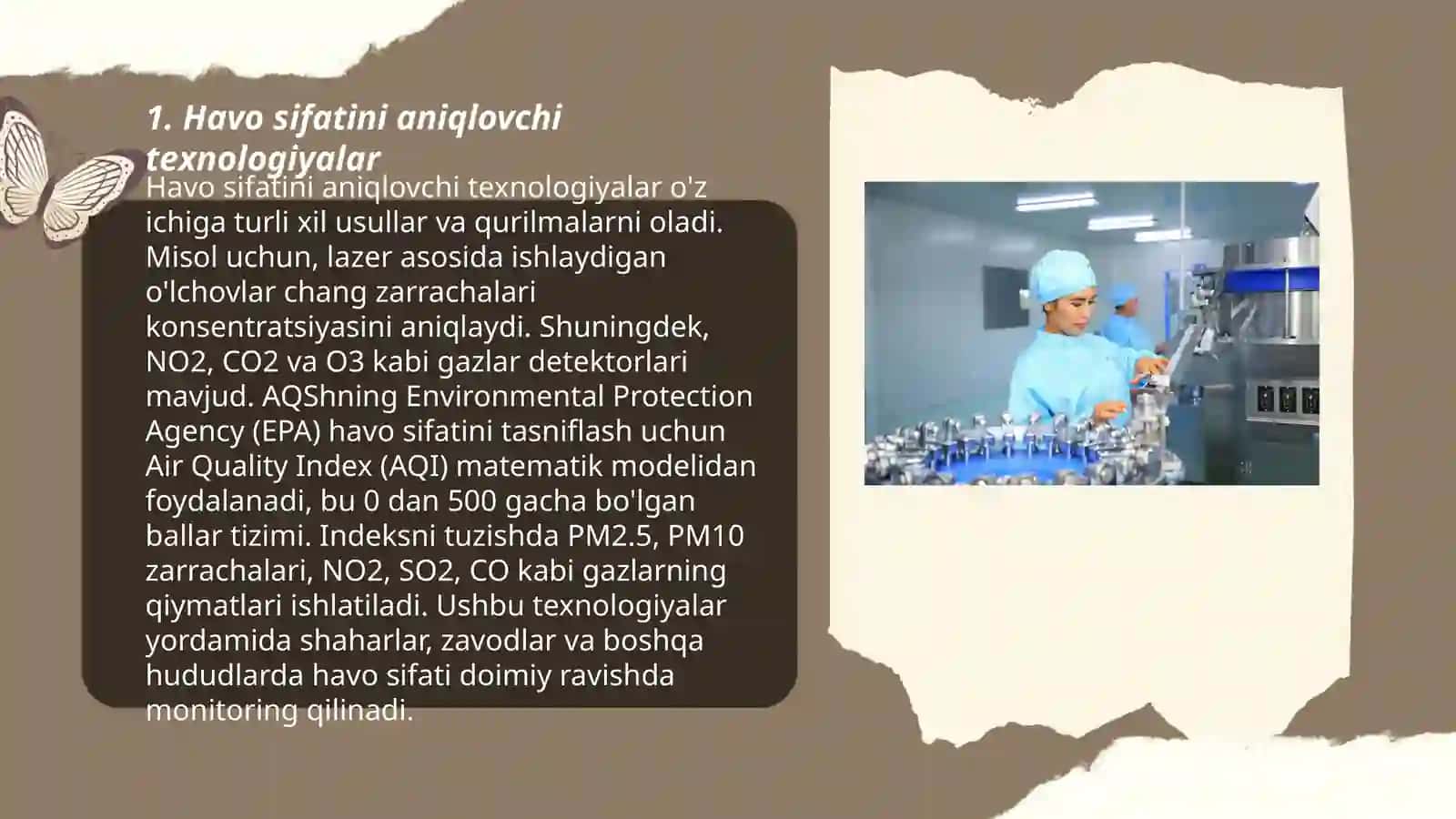 Havo sifatini aniqlovchi texnologiyalar 3