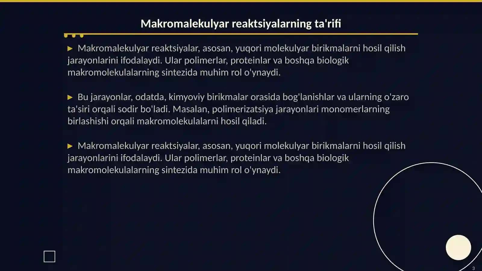 Makromalekulyar reaktsiyalar va ularning turlari 3
