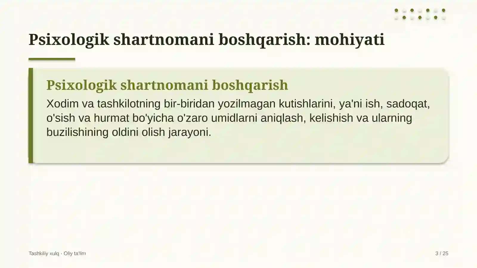ekologiya sohasida psixologik shartnomani boshqarish 6931 3