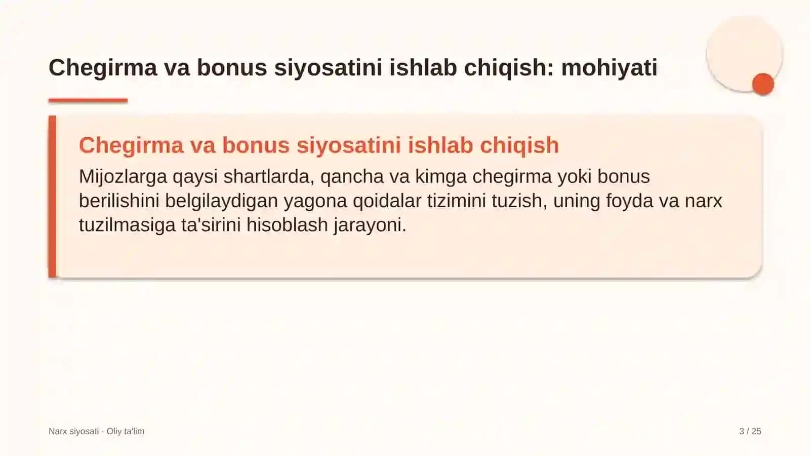 Ko'rgazma-yarmarkalarda chegirma va bonus siyosatini ishlab chiqish 3