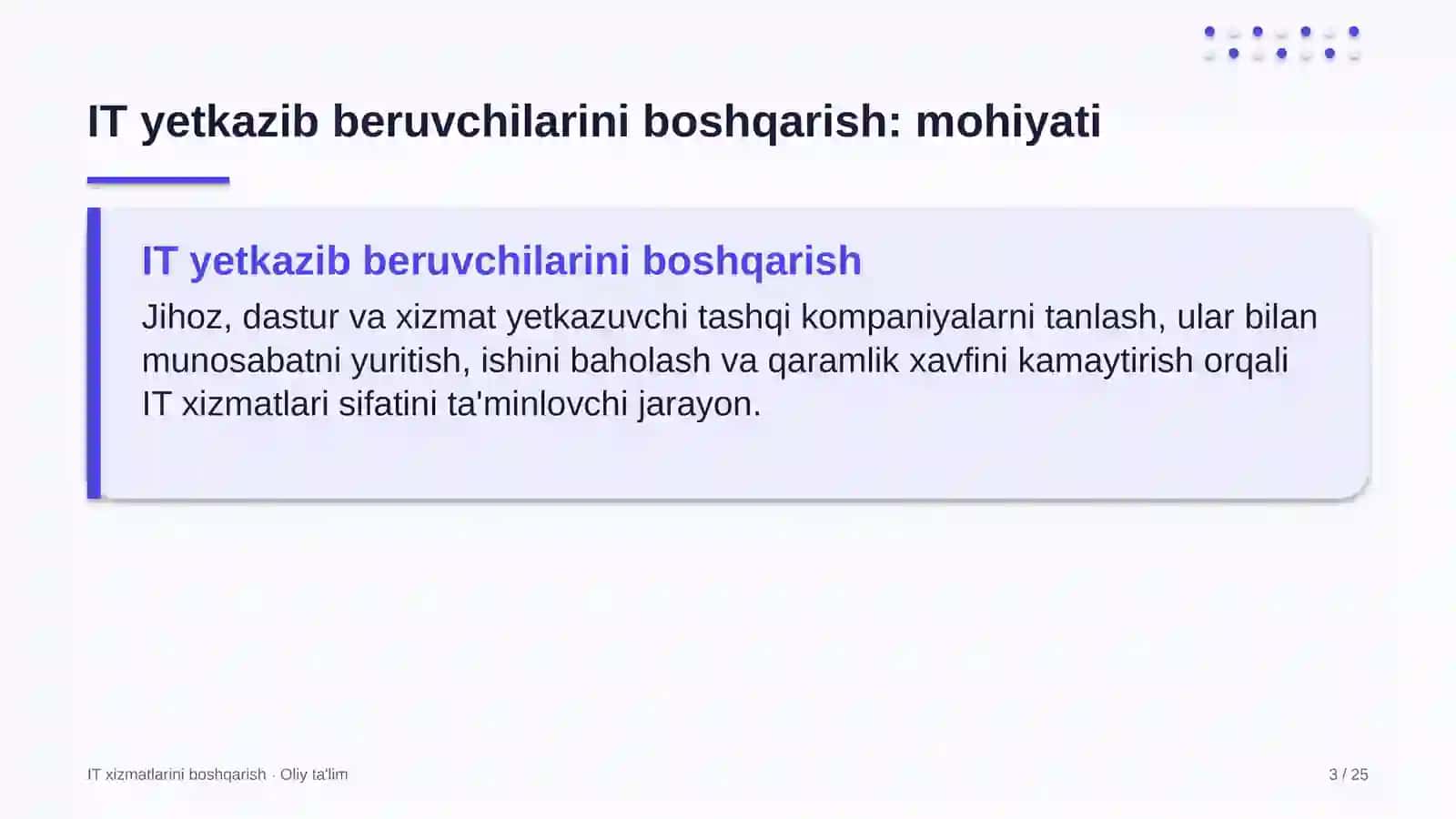 raqamli marketing agentliklarida axborot texnologiyalari yetkazib beruvchilarini boshqarish 7976 3