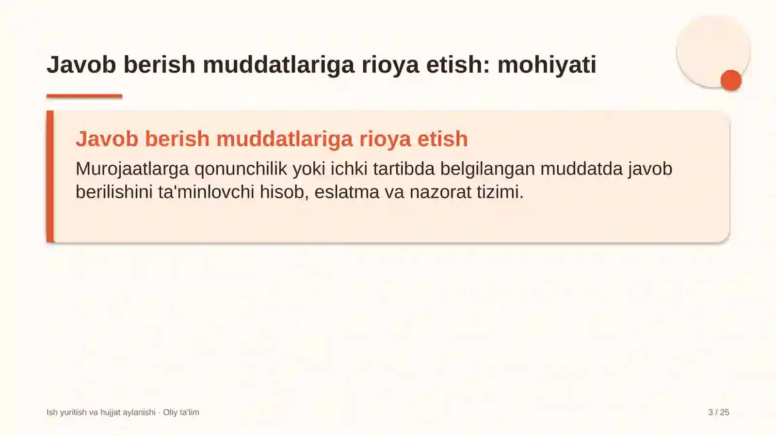 sanoatda murojaatlarga javob berish muddatlariga rioya etish 4774 3