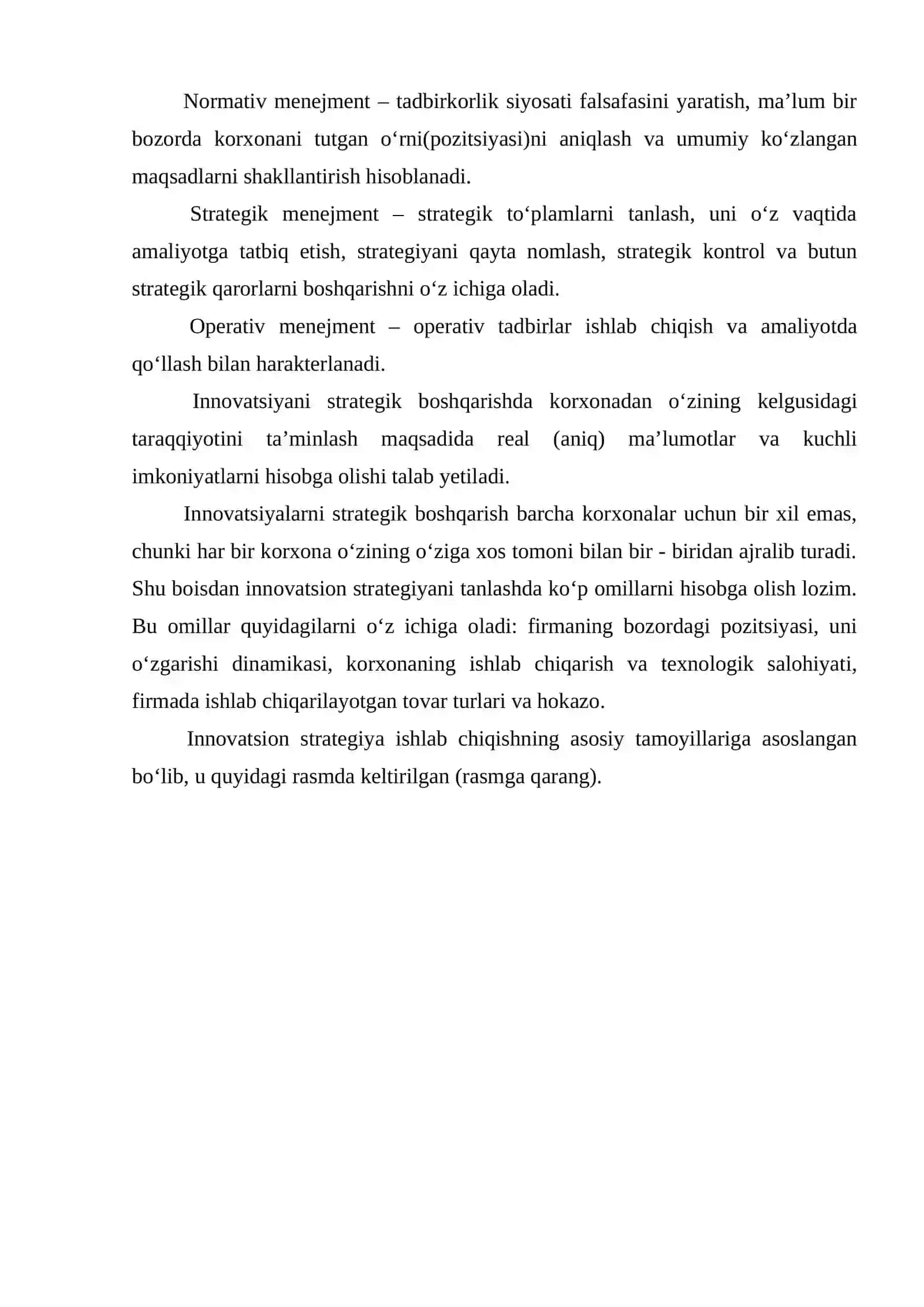 Innovatsiyalarni strategik boshqarish tamoyillari 3