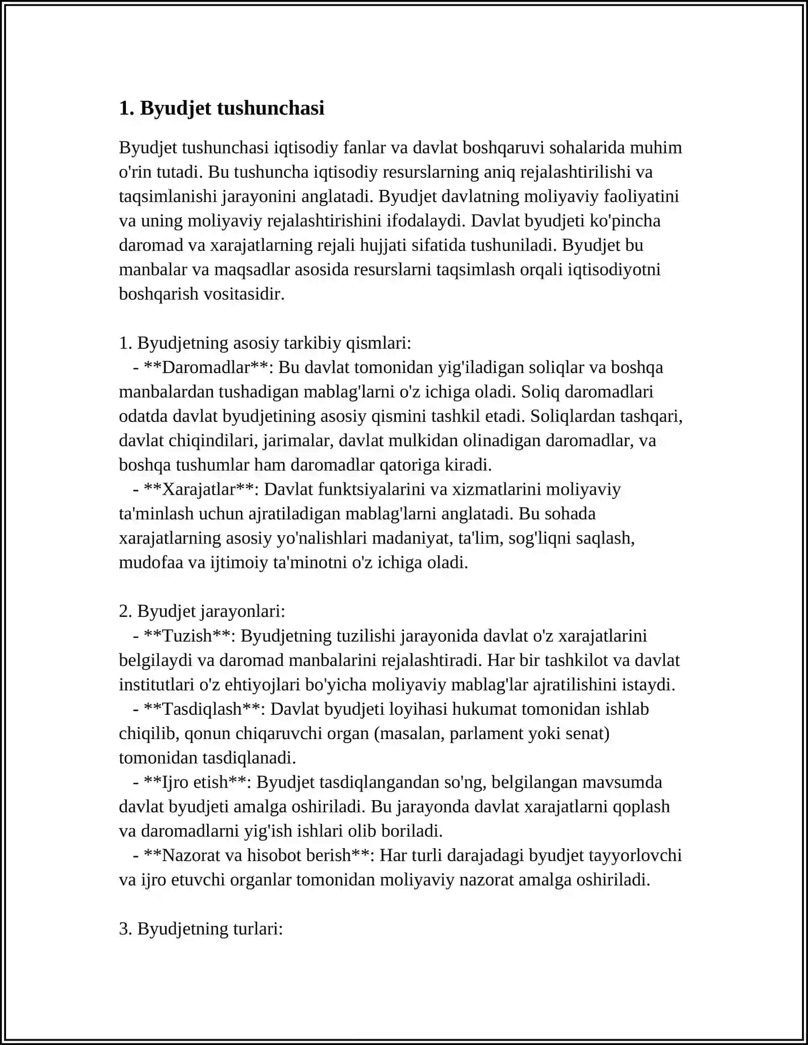 BYUDJET JARAYONI 3
