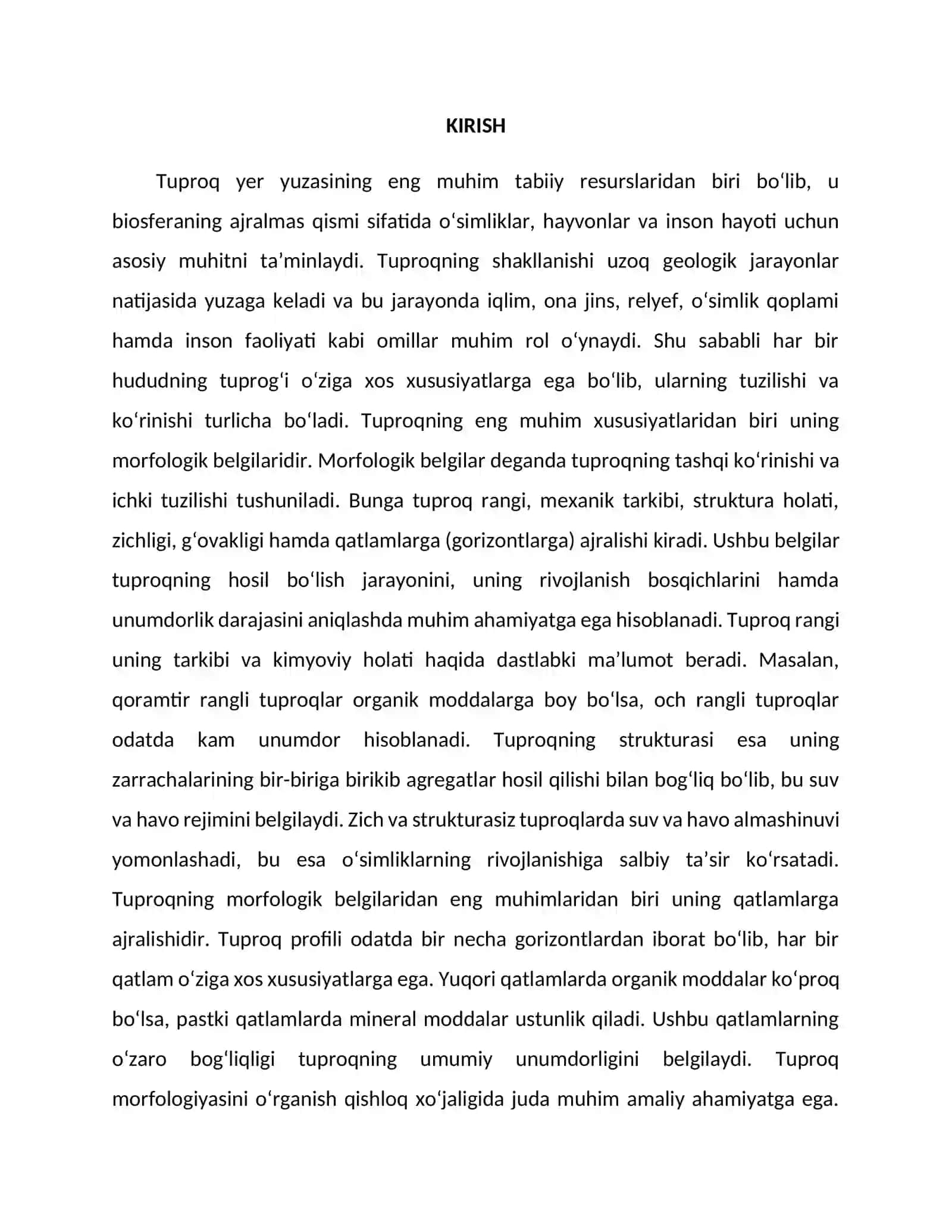 Tuproqning morfologik belgilarini aniqlash 3